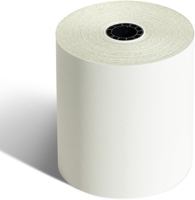 3" x 95' 2-Ply Carbonless Paper, 20 Rolls, Compatible with Star Micronics SP700 SP2000 UP389 Omni 480 TMU 220 250, Epson M119 TM300 TM-U200 TM-U200B, and More