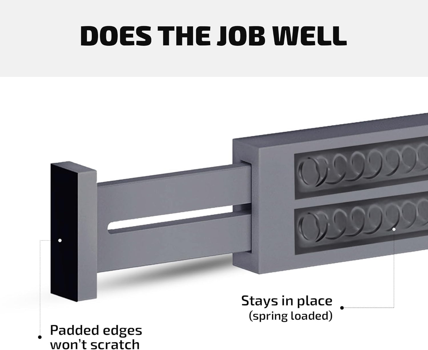 4 Pack Drawer Dividers Bamboo 2.6" High, 16-22" Adjustable Drawer Organizers for Clothes, Expandable Dresser Separators in Bedroom/Bathroom/Kitchen/Office Organization and Storage (Grey)