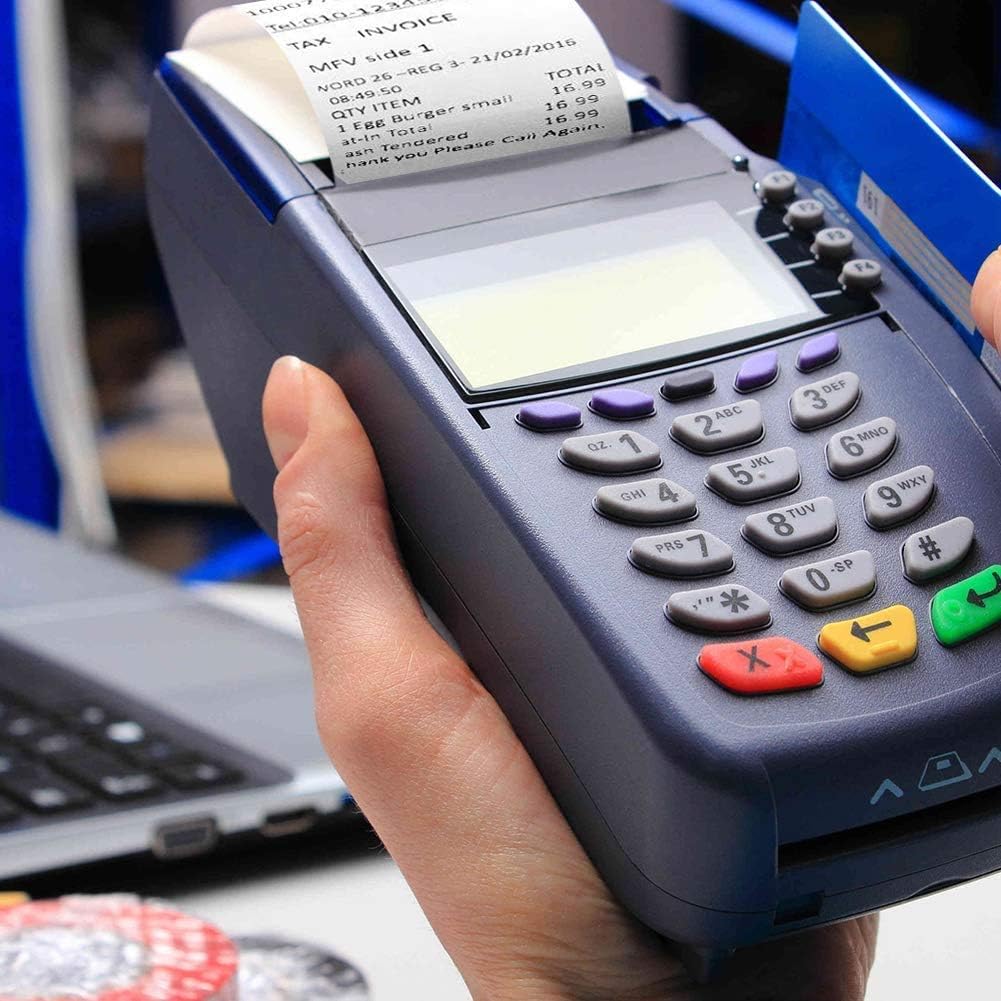 2 1/4 Thermal Paper 50 Rolls for Credit Card Machine POS Register Receipt Paper Roll (2 1/4 inch x 50 feet)