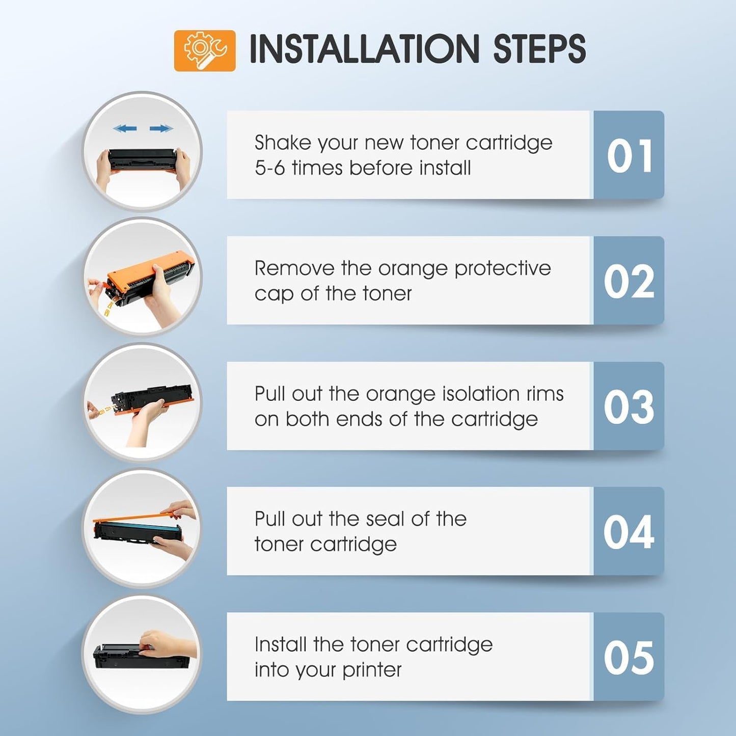 218X 218A Toner Cartridges 4 Pack 3201dw Compatible Replacement for HP 218X 218A Color Laserjet Pro MFP 3301fdw 3301cdw 3201dw 3301sdw Printer High Yield Ink Set W2180X (Black Cyan Yellow Magenta)
