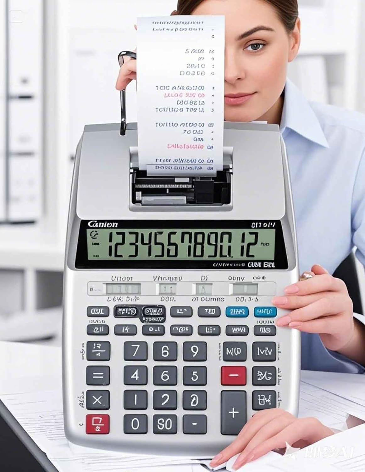 (20 Rolls)2 1/4 in x 150 ft Adding Machine Tape Paper Rolls, for HR-10RC, HR-170RC, HR-200RC, EL-1197PIII, EL-1801V, P23-DHV-3, CP-90A, MP11DX-2, 1280-2, 80 GSM,3000Labels Direct