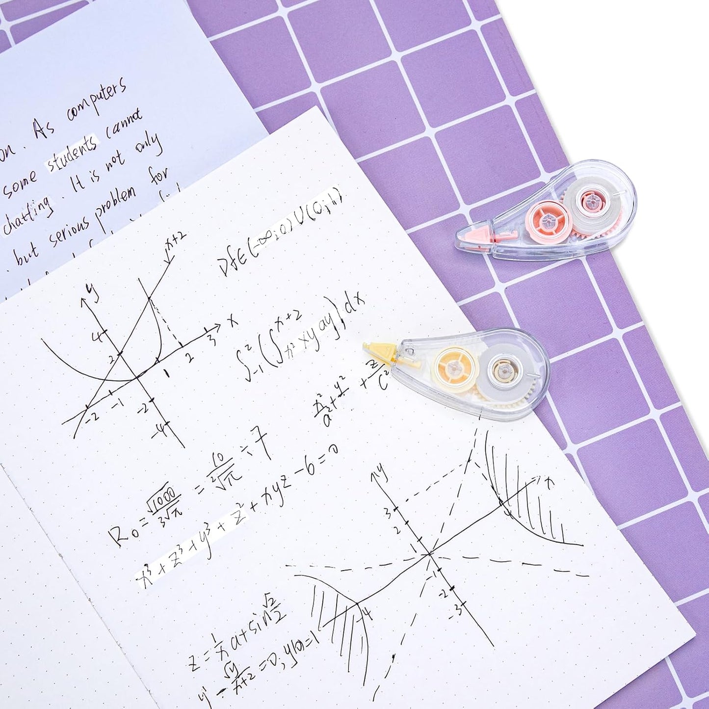 24 Pcs Colorful Core Correction Tape, 18.04 Ft White Wrong Out Tear-Resistant Bulk, Instant Corrections Easy To Use Applicator for School, Office, Note Taking, Journal (Tape Width 0.2 in)