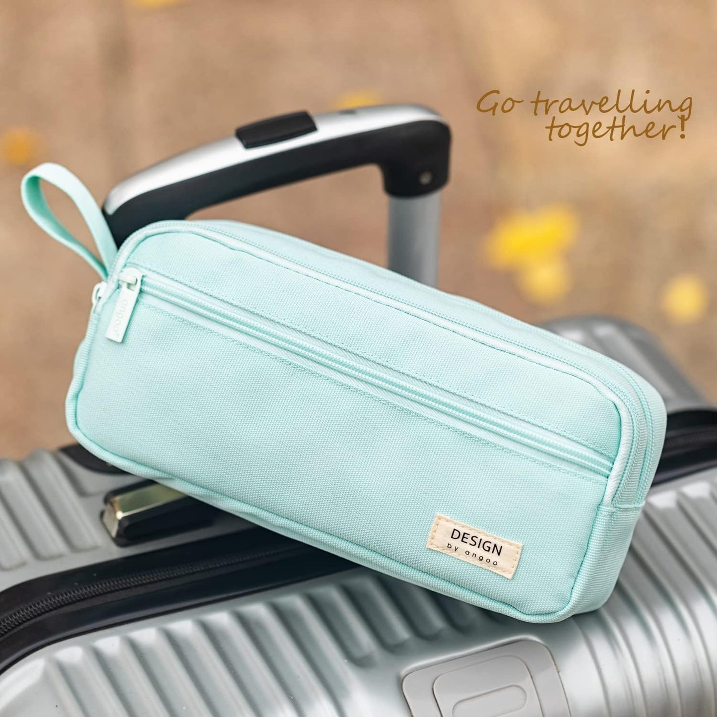 HVOMO Large Pencil Case High Capacity Holder Box Storage bag Desk Organizer Marker Pouch Pen For Middle School Office College Adult Girl and Boy(Green)