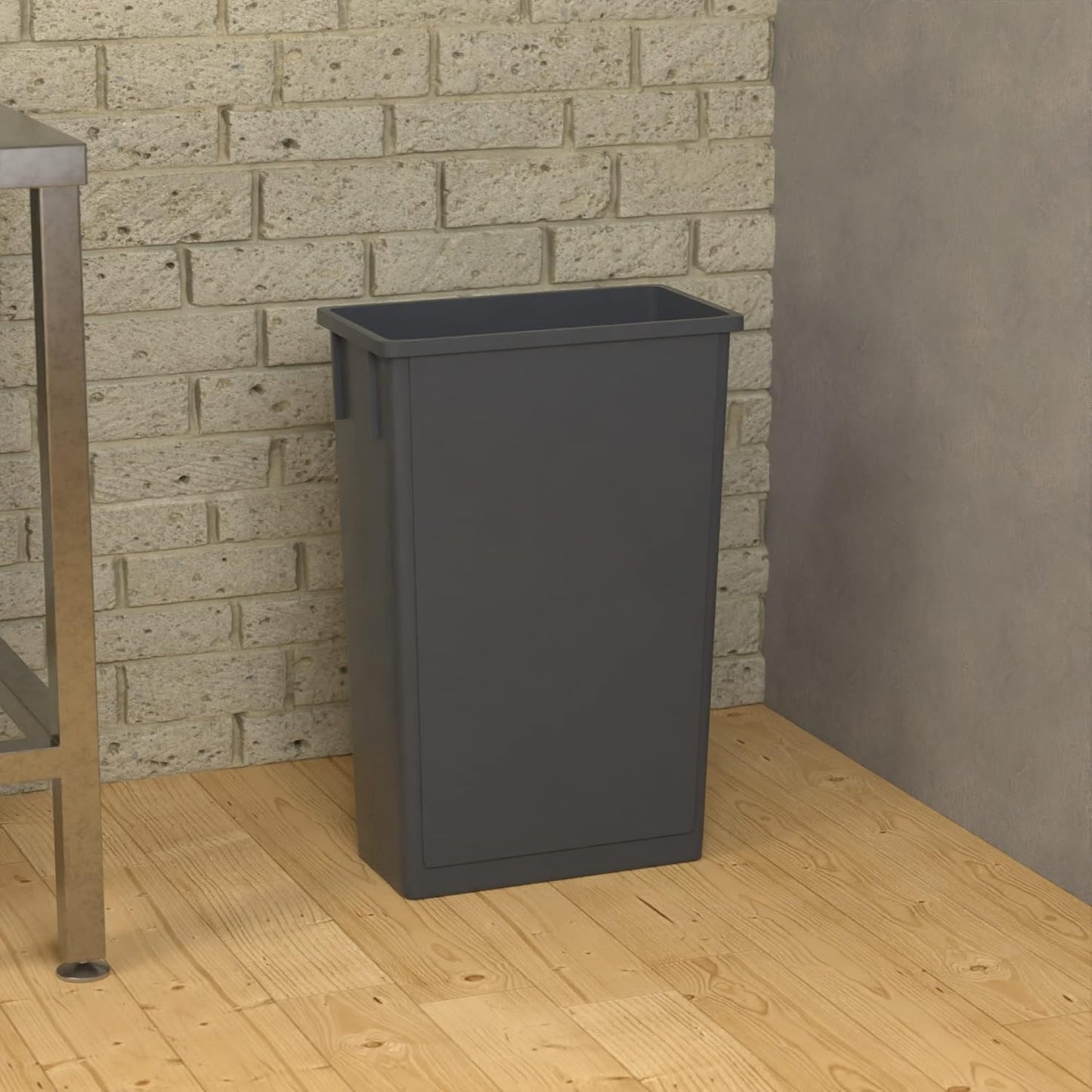 23 Gallon Gray Slim Jim Trash Can