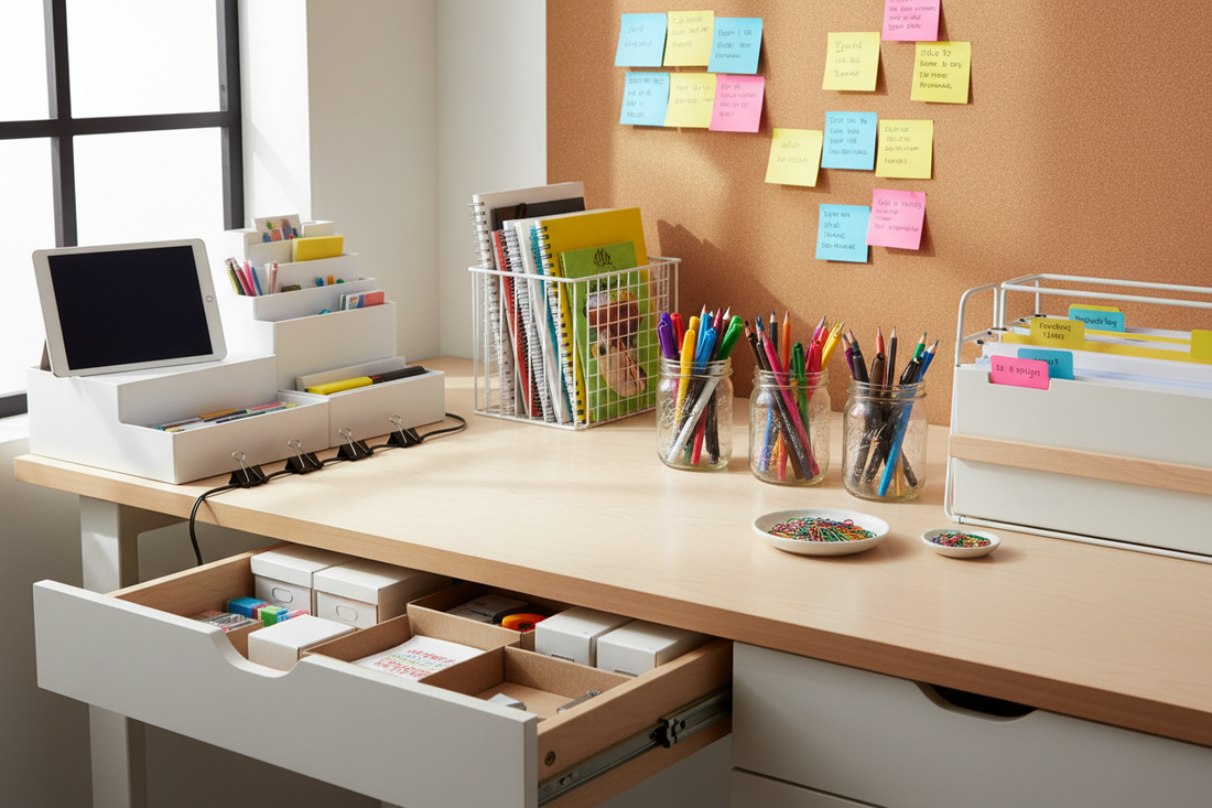 0 Office Organization Hacks Using Basic Supplies You Already Own (Plus 3 Upgrades Worth It)