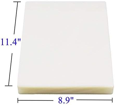 Immuson Thermal Laminating Pouches 8.9 x 11.4, 5 Mil Thickness, Crystal Clear Finish, 300 Pack