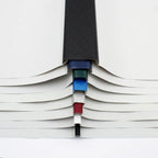 Thermal Binding Clear Covers with Steel Spine –for Thermal Binding Machines – Formerly Unibind – Used in Real Estate, Education and Various Businesses (Black, 160 Sheets Max - 44/Box)