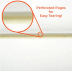 Thermal Binding Clear Covers with Steel Spine –for Thermal Binding Machines – Formerly Unibind – Used in Real Estate, Education and Various Businesses (Black, 160 Sheets Max - 44/Box)