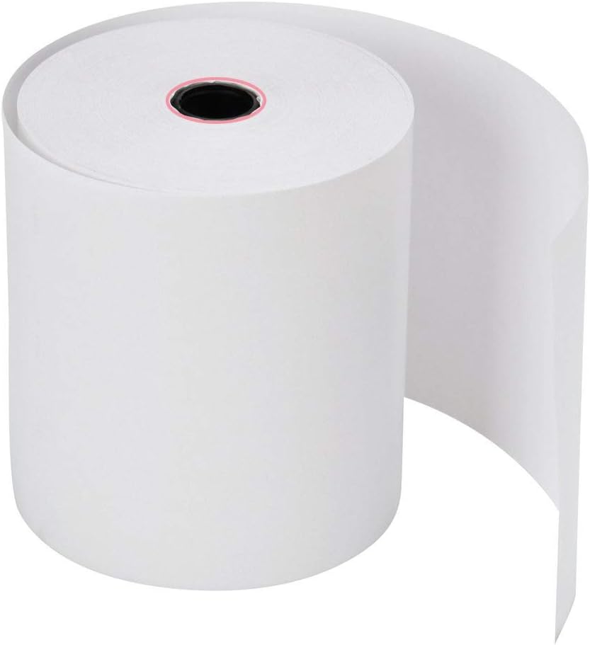 2 1/4 Thermal Paper 50 Rolls for Credit Card Machine POS Cash Register Receipt Paper Roll 1-Ply Bond(2-1/4 inchx 165 feet)