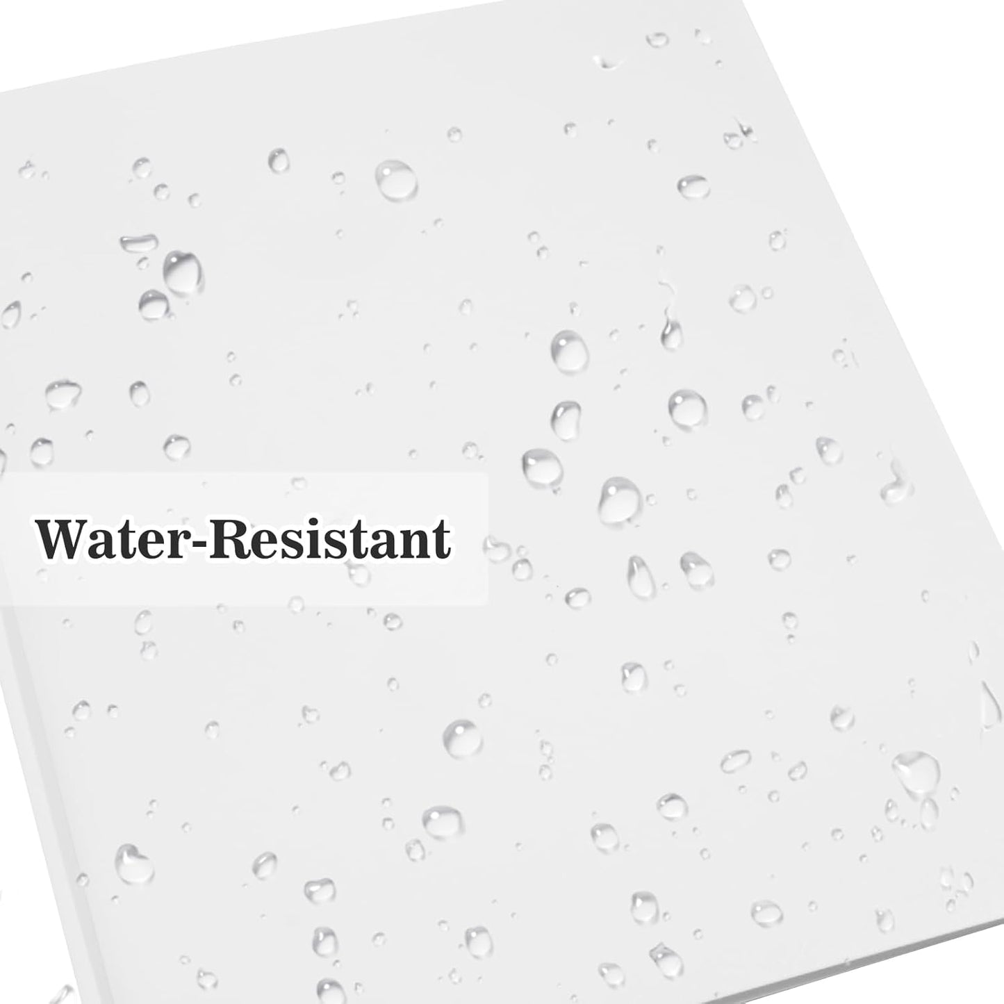 12-Pack Plastic Folders with Pockets and Prongs,2-Pocket Folders with 3 Fasteners, Poly Folders Holds 8-1/2" x 11" Paper for School/Office/Home, White