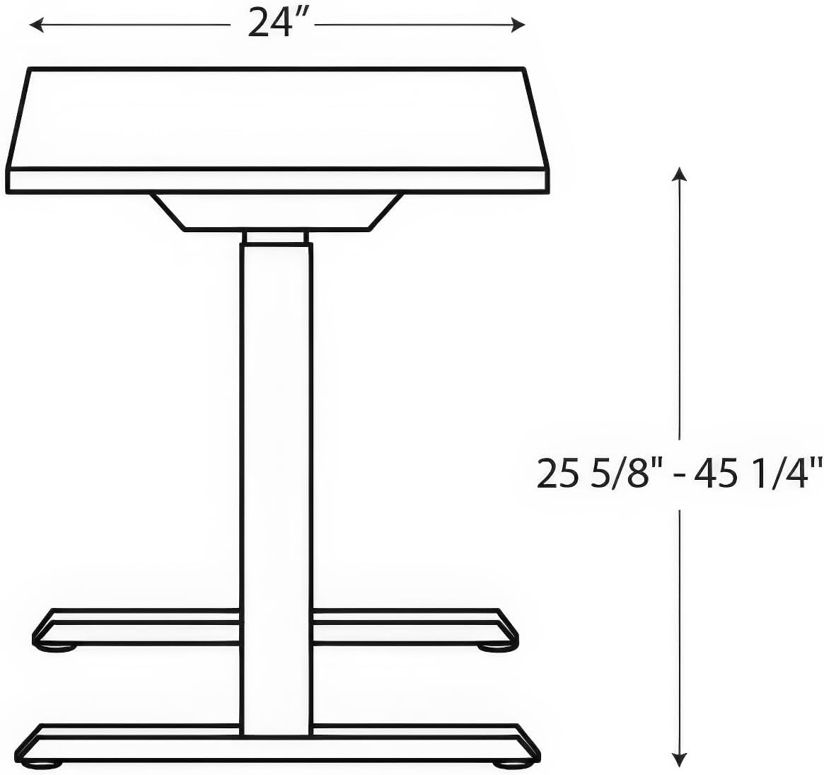 HON Coze Electric Standing Desk Adjustable Height, Coordinate Height Adjustable Desk, 48", Natural Recon Top, White Base