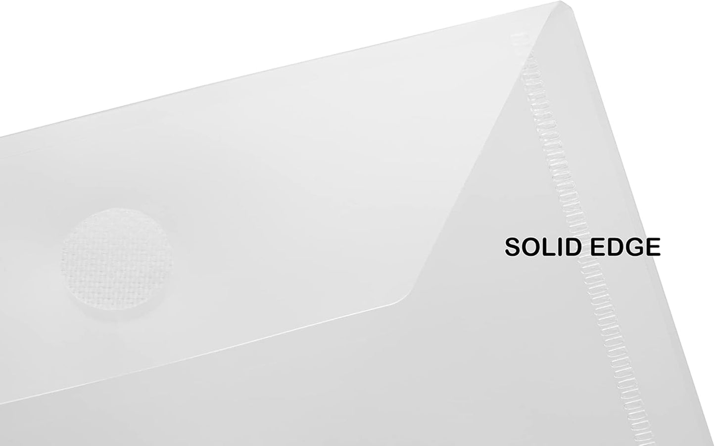 3x5 Plastic Envelopes Hook Loop Closure Coupon Receipt Storage Holder 40 Pack