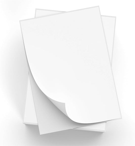 2000 Full Sheets Sticker Paper for Laser & Ink Jet Printers, 8.5" x 11" Full Sheet Address Shipping Label, 2000 Sheets 2000 Labels