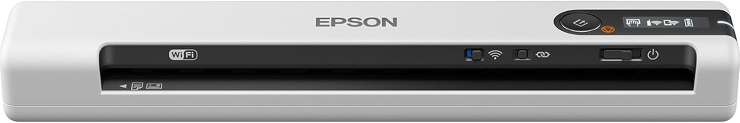 Epson DS-80W Wireless Portable Sheet-fed Document Scanner for PC and Mac