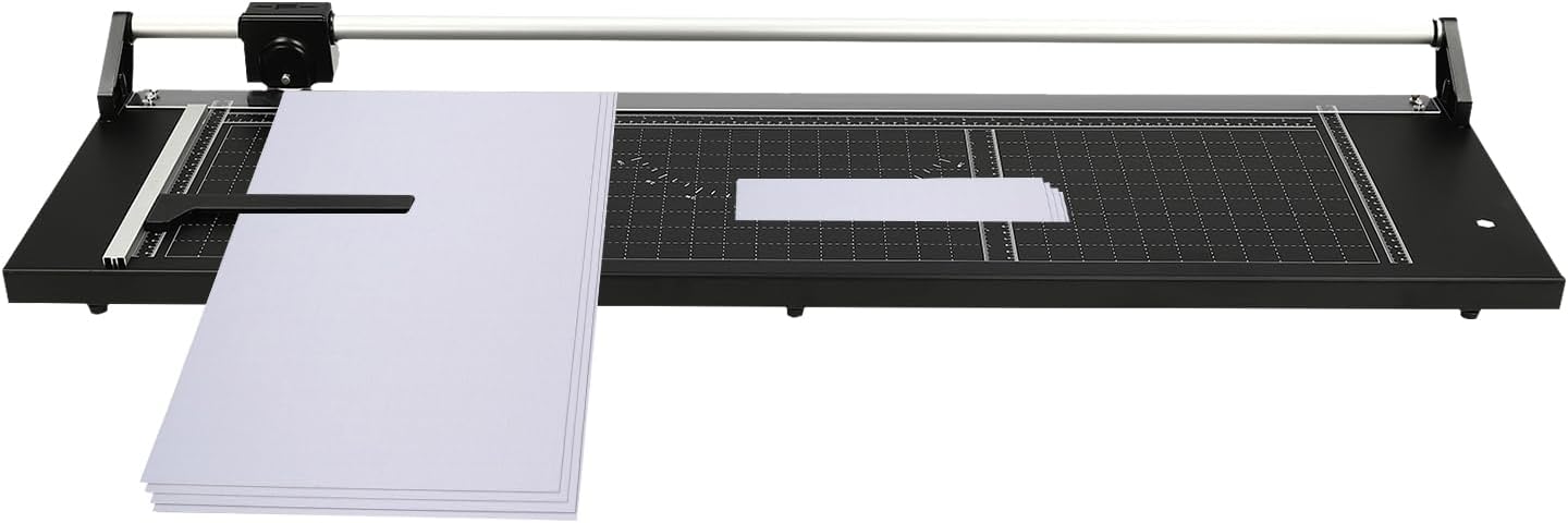 36 Inch Rotary Trimmer Paper Cutter,Rotary Paper Cutter Paper Trimmer for Crafting & Scrapbooking Supplies for A4 Cardstock Photo Label with Precise Positioning