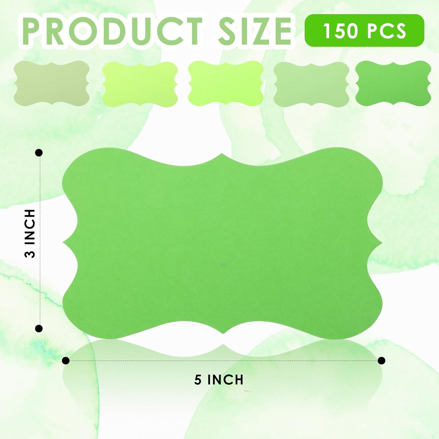 150 Pack Green Blank Index Cards 3x5 Inch Thick Flash Cards Green colored cardstock Thank You Cards Colored Note Cardstock Business Cards For Learning Arts Crafts Office Supplies