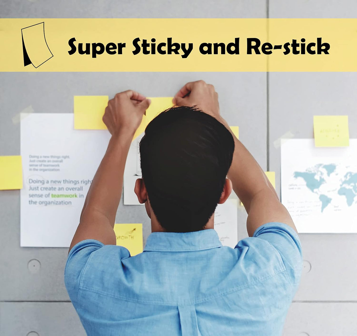 24 Pads Mini Sticky Notes,2 x 1.5 Sticky Notes Small,2400pcs Notes Pads,Strong Self-Adhesive Notes,Yellow Bulk Tiny Pads Easy to Post Notes for Office Supplies,School,Daily Life(100 Sheets/Pad)