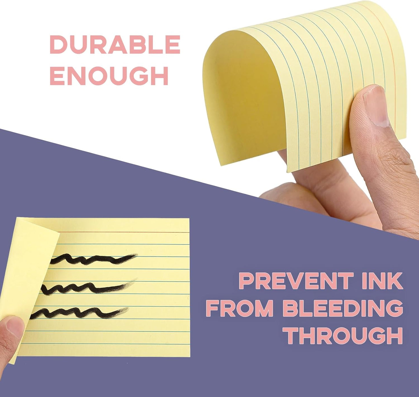 300 Sheets Colored Index Cards 3x5 Ruled-Goefun Lined Note Cards 3 x 5 Color Flashcards for Studying, Note Taking, To Do List