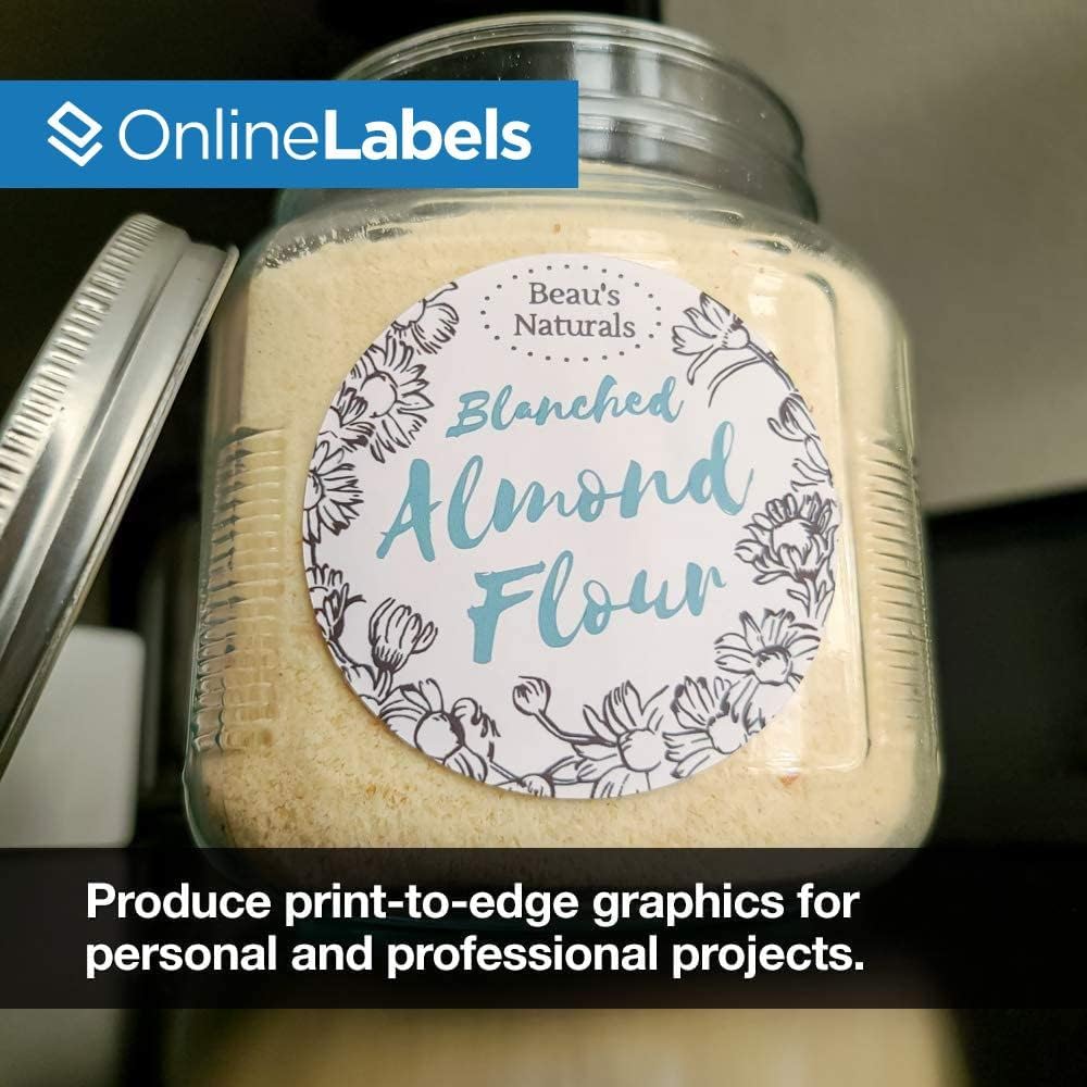 3 Inch Round Labels - Pack of 12,000 Circle Stickers, 2,000 Sheets - Inkjet/Laser Printer - Online Labels