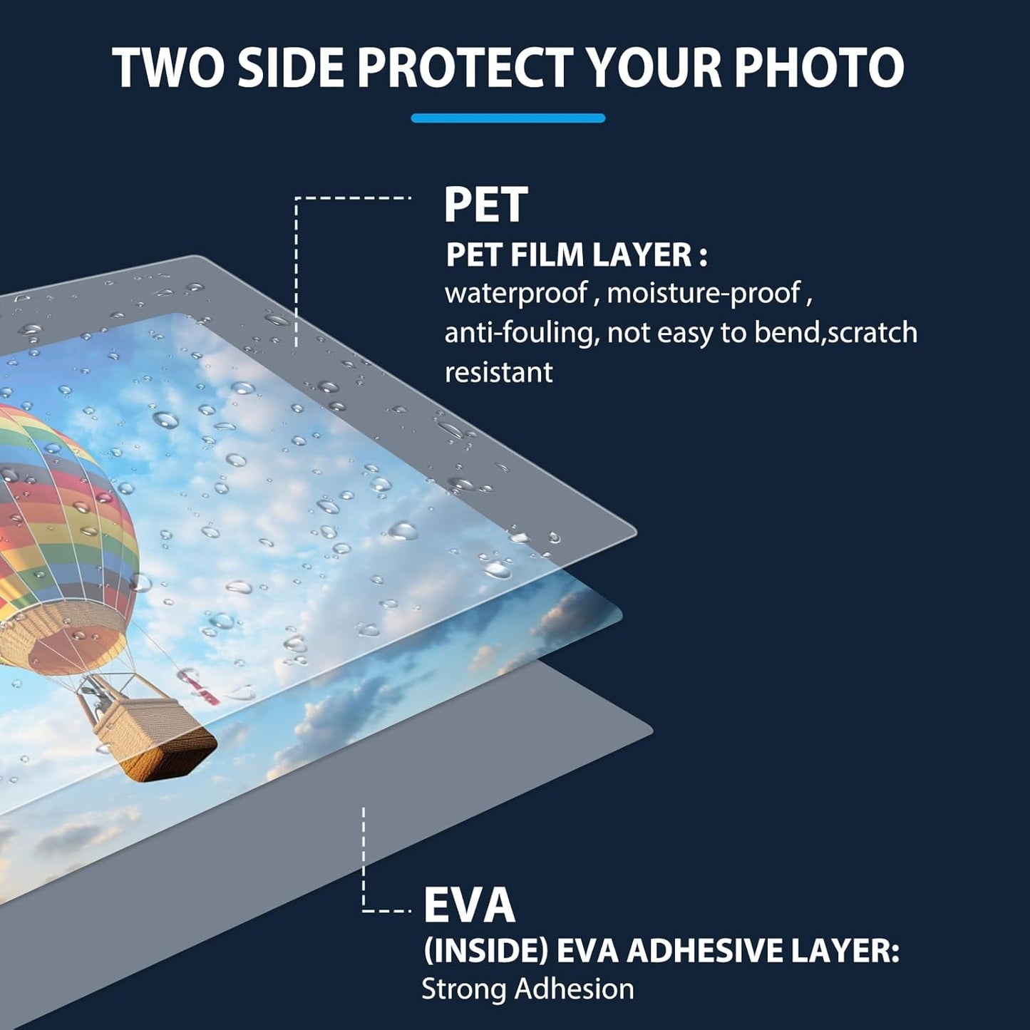 400 Pack Laminating Sheets, Holds 8.5 x 11 Inch Sheets, 3 mil, 9 x 11.5 Inches Thermal Laminating Pouches Lamination Sheet Paper for Laminator, Clear, Letter Size, Office and School Supplies