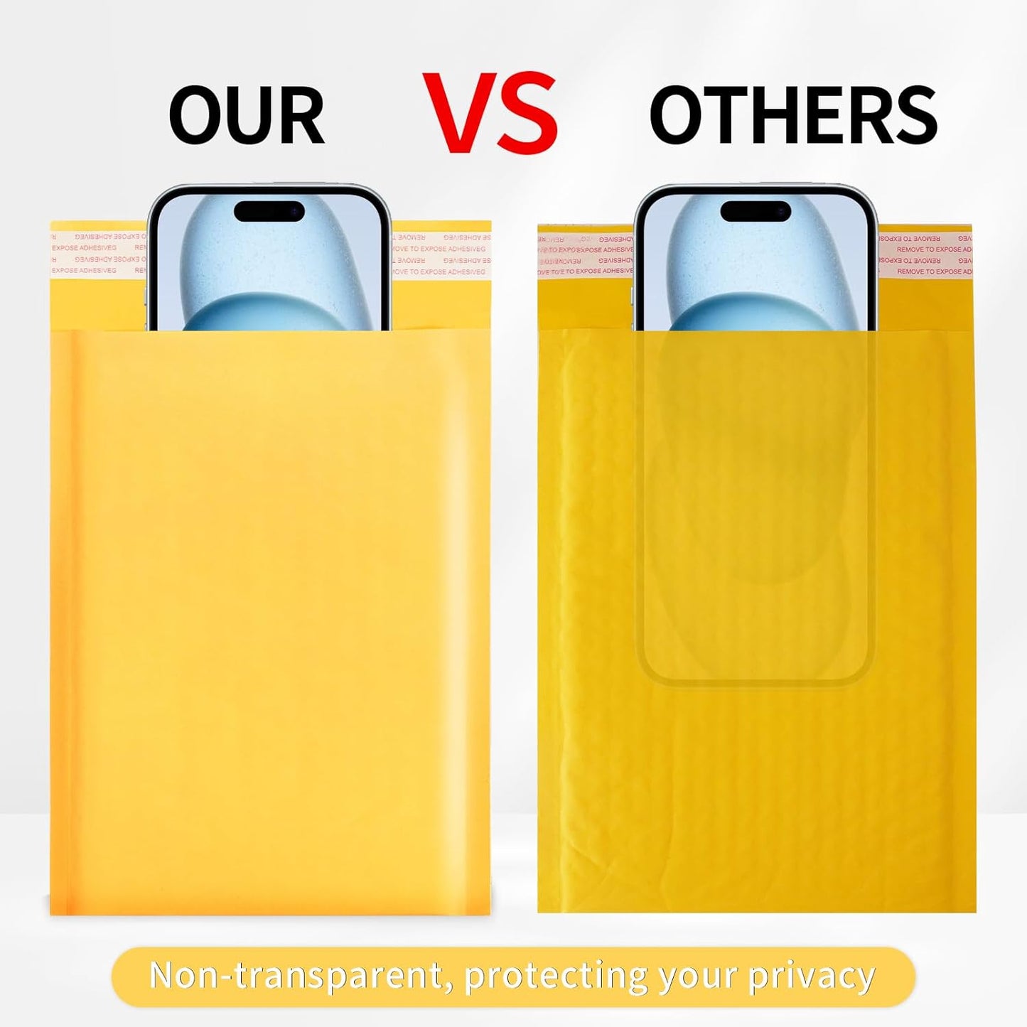 105Pack Yellow 6x10inch Kraft Bubble Mailers Small Business Mailing Packages Self-Sealing Paper Envelopes, Mailer Shipping Padded Envelopes with Strong Adhesion for Jewelry Makeup Supplies