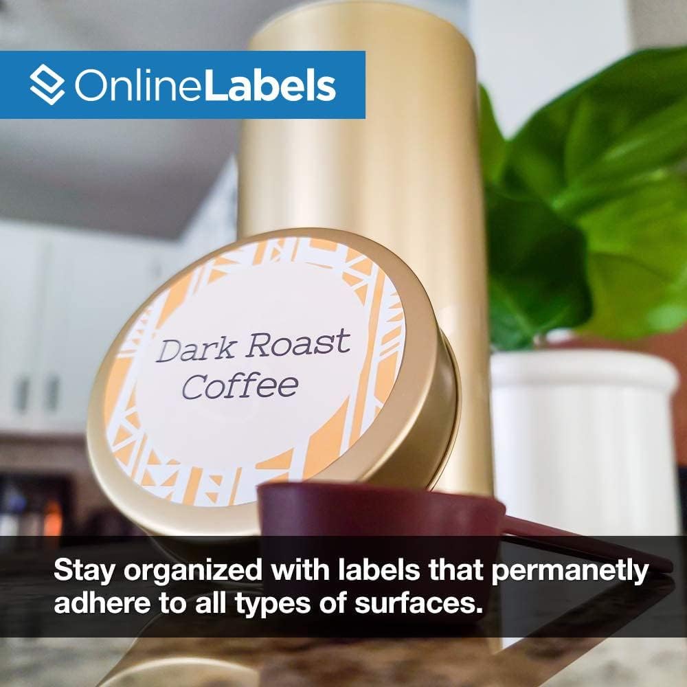 3 Inch Round Labels - Pack of 12,000 Circle Stickers, 2,000 Sheets - Inkjet/Laser Printer - Online Labels