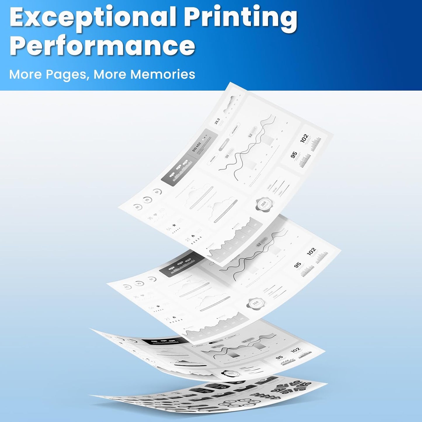148X 148A High Yield Toner Cartridge 2 Pack with Chips Compatible Laser Jet Pro 4001n 4101fdw 4001dn for HP148X HP148A W1480A Black Toner Cartridges for HP 148X HP 148A for HP MFP 4101fdw 4101fdn