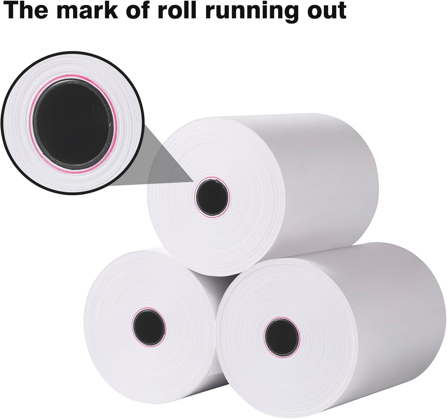 20 Rolls, GOLDEN WIND Thermal Paper Receipt, 3 1/8"x250', Fits most of Cash Registers/POS Thermal Printers. 80 (W)*75mm (Roll diameter).