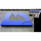 Liberty Scales LS-700-DC Dual Counting Smart Weighing Scale Systems, Size 48" x 48" (4' x 4') - C-Scale (66 lb x .002 lb) / Floor Scale 10.000 lb x 1 lb