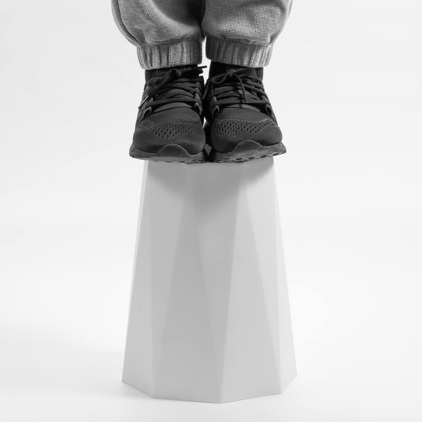 12L Trash Can Wastebasket Plastic Trash Bin Garbage Container Rubbish Can Paper Basket Office Organizer for Bedroom Home Office, 6 White