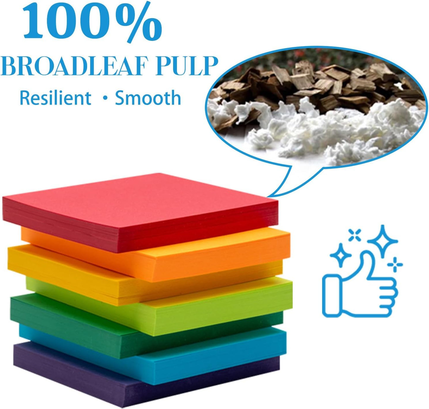 Index Cards 280-Count 2.5x3 Inch,178GSM Heavyweight Set of 7 Colors Paper Multicolor Study Cards (Rainbow)