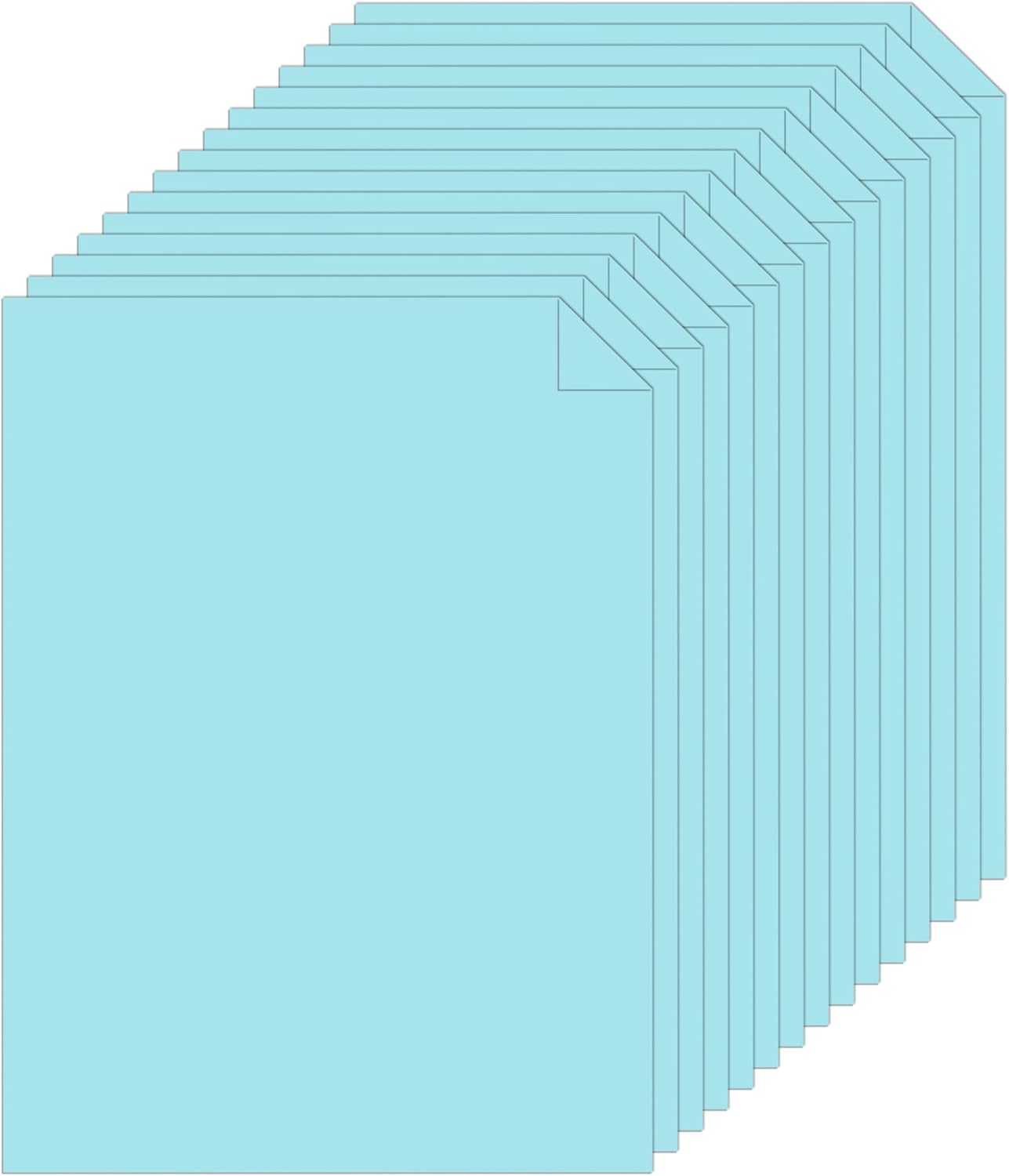 120 Sheets Blue Cardstock 8.5 x 11 Craft Paper, 250gsm/92lb Heavyweight Card stock Printer Paper for DIY Cards Making, Wedding Invitations, Birthday Decorations, School Crafting