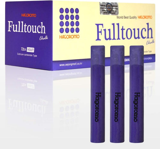 Hagoromo Fulltouch Color Chalk 1 Box [72 Pcs/Violet]