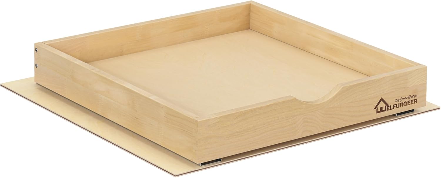 WelFurGeer Soft Close Pull Out Drawers for Cabinets, 20" W x 22" D Pull Out Cabinet Drawer with Heavy Duty Slides, Pull Out Cabinet Organizer, Cabinet Drawers Slide Out, Pull-Out Home Organizers