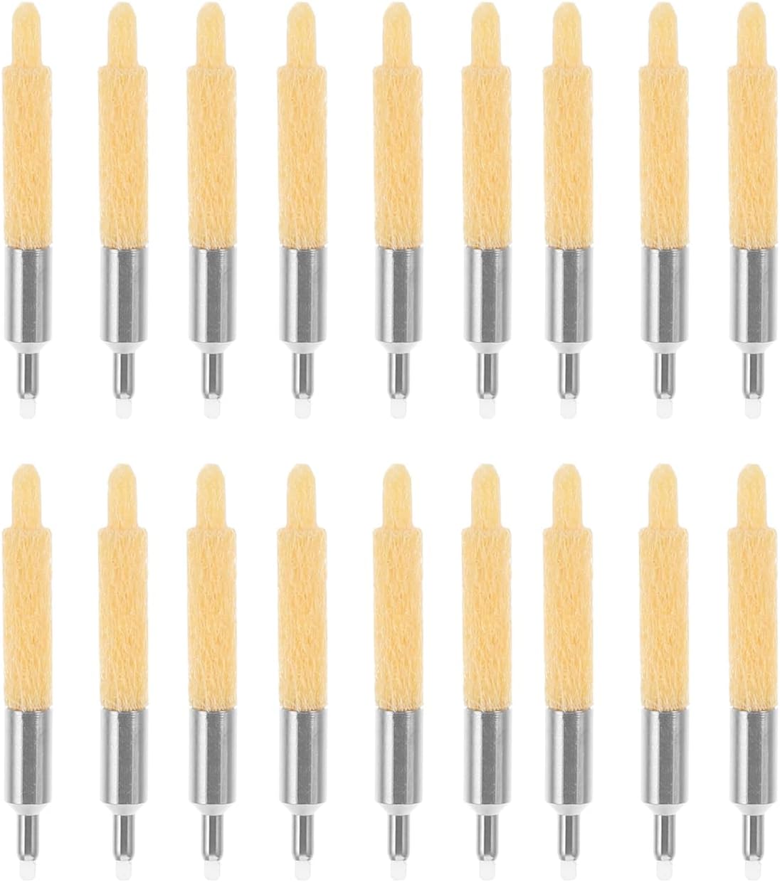 20pcs 0.5mm Fine Tip Replacement Nibs for Paint Markers - Universal Pen Nibs for Refillable Paint Pens- Empty Barrel Accessories for Acrylic Markers