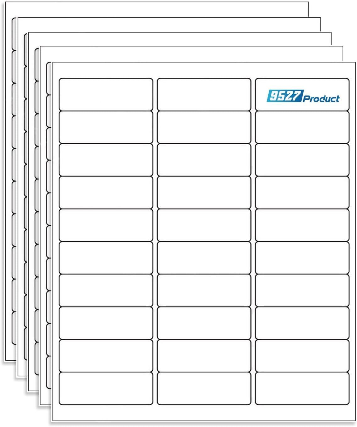 9527 Product 30 up 1 x 2-5/8 Sticker Labels Shipping Address Labels 2000 Sheets SKU Labels for Laser/Ink Jet Printer,Total 60000 Labels