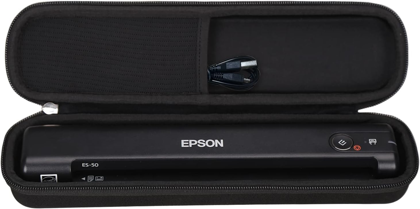 Aproca Hard Storage Travel Case,for Epson Workforce ES-50 / ES-55R / ES-60W / ES-65WR / DS-30 / DS-70 / DS-80W Document Scanner