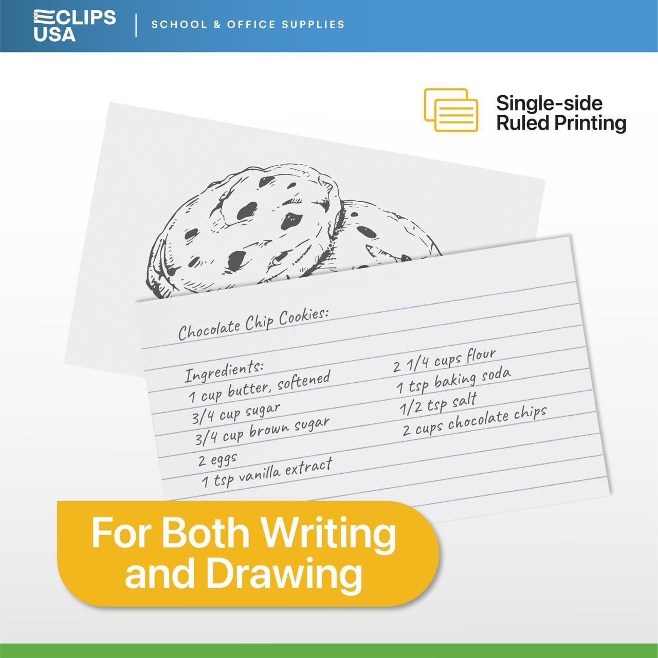 3 x 5 Index Cards Bulk (6000 Cards), Note Cards 4x6, Notecards, Flash Cards For Studying, 100 Per Pack, (60 Pack, 3X5)