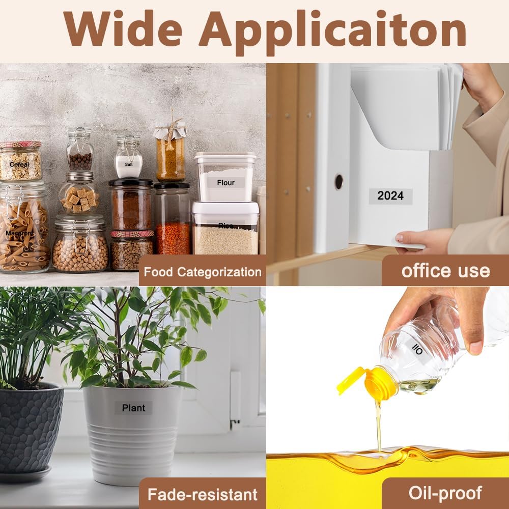 Hehua Tze Tz 6mm 0.23 Laminated Clear Tape Compatible for Brother Label Maker Tape TZe-111 TZe111 TZ-111 TZ111 for Ptouch PT D200 D210 H110 1880, 1/4'' x 26.2ft Black on Clear, 3 Pack