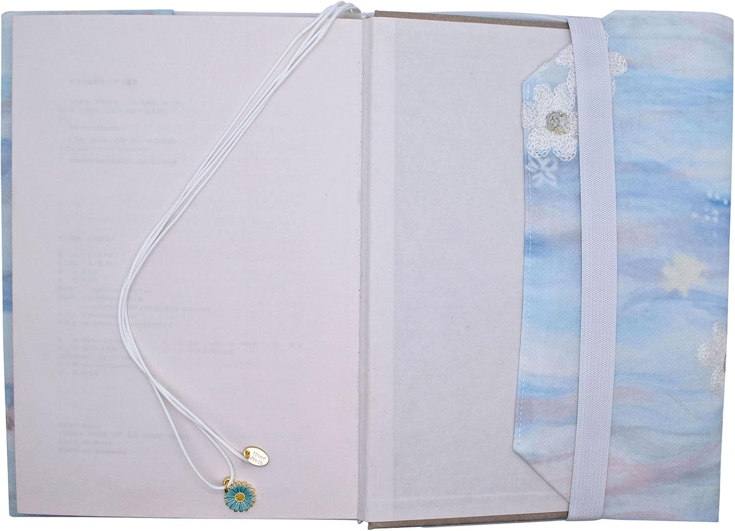 BLBMH Bookmark Book Covers for Paperbacks 5.5x8.5 Book Cover for Privacy Hardcover Adjustable Book Sleeve for Soft Cover Books Fabric Softcover Protector for Women - Flower B 8.5in