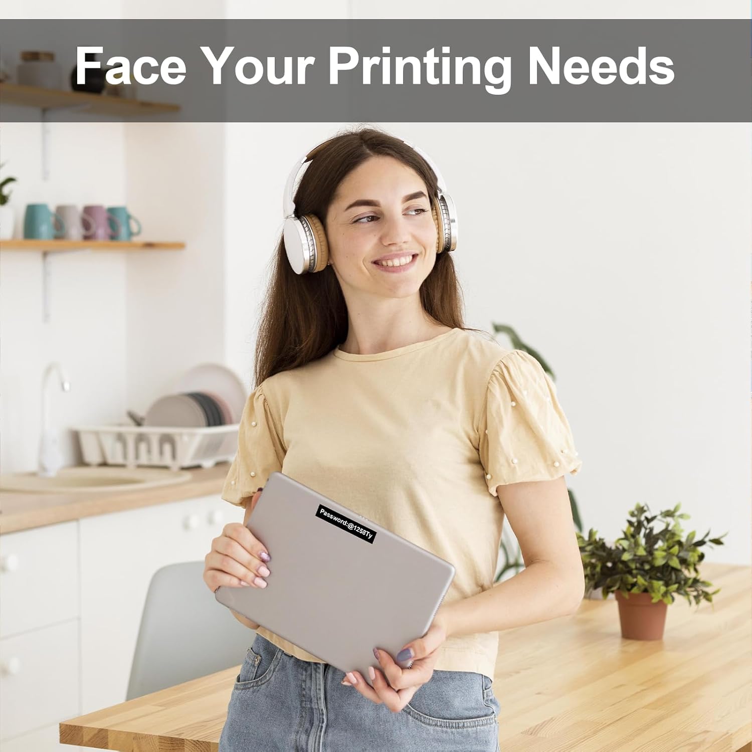 Labelife 9mm Label Tape White on Black Replace for Brother TZe TZ Tape 9mm 0.35" Laminated TZe-325 TZe325 Label Maker Tape 3/8'' for P Touch PT-D210 PT-D220 PT-D200 PT-H110 PT-D400 PT-D610BT