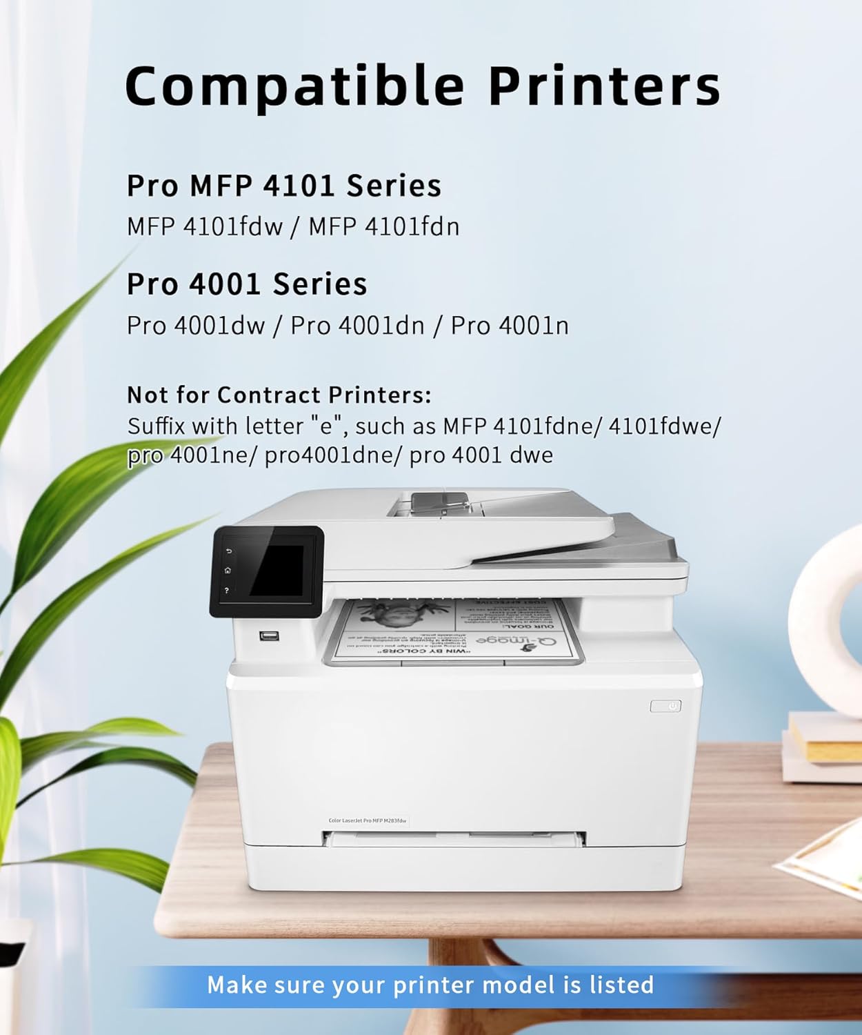 148A Toner Cartridge (with Chip) Compatible Replacement for HP 148 A 148X W1480A W1480X High Yield Black Toner Cartridge Use with Laserjet Pro 4001n 4001dn 4001dw MFP 4101fdw 4101fdn(2-Pack)