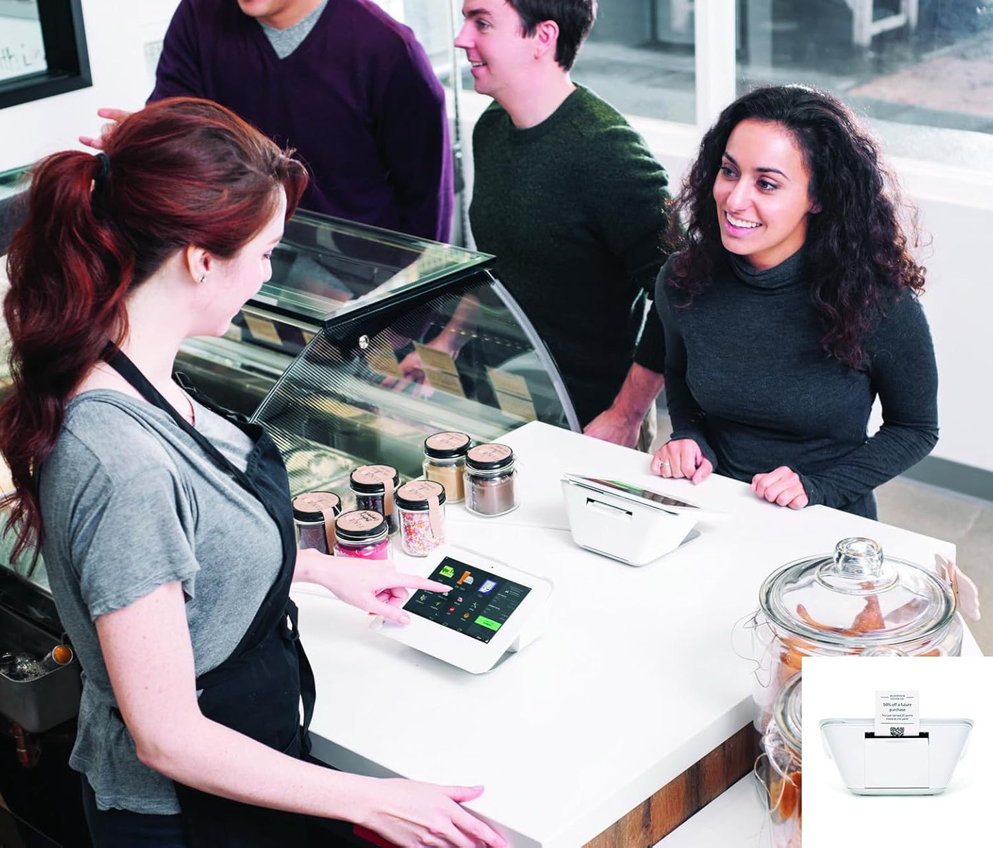 2 1/4 Thermal Paper 50 Rolls for Credit Card Machine POS Register Receipt Paper Roll (2 1/4 inchx 85 feet)