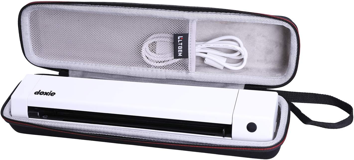 LTGEM Hard Case for Brother DS-640 / DS-740D / DS-940DW / DS-720D Compact Mobile Document Scanner & Itari Portable Printer - Protective Carrying Storage Bag