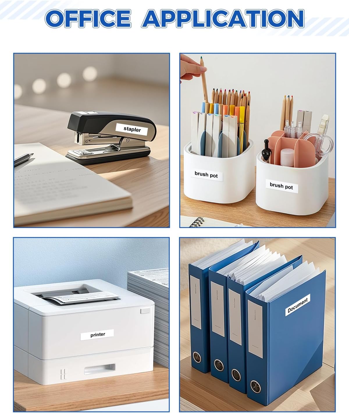 20-Pack Tze Tz Tape 12mm 0.47" Laminated White Compatible for Brother Tze-231 Label Maker Tape P Touch Label Tape 12mm 1/2" White for PT-D220 PT-D210 PT-D200 PT-2430 PT-D610BT PT-D400 PTD600