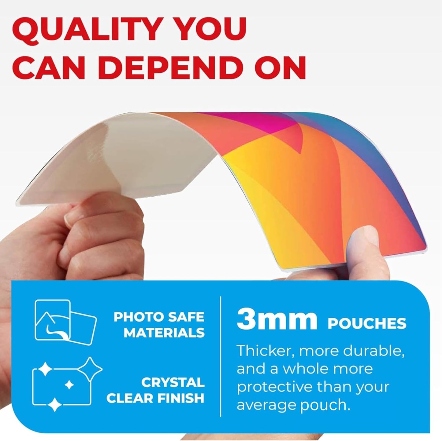 3MIL Thermal Laminating Sheets (100 Count) 11.5x17.5 inch, Dry-Erase Friendly Laminating Pouches, Compatible with Laminator, Crystal Clear Laminated Finish