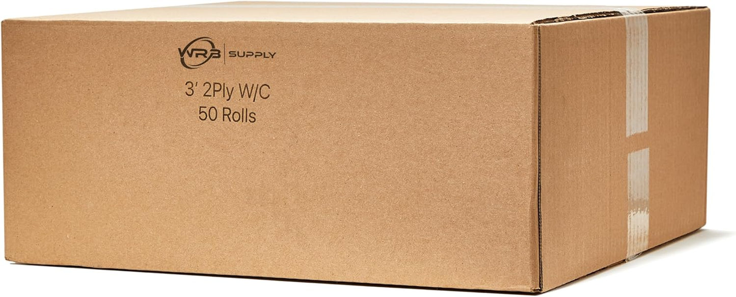 3" x 95' 2-PLY CARBONLESS WHITE/CANARY PoS RECEIPT PAPER - 50 ROLLS