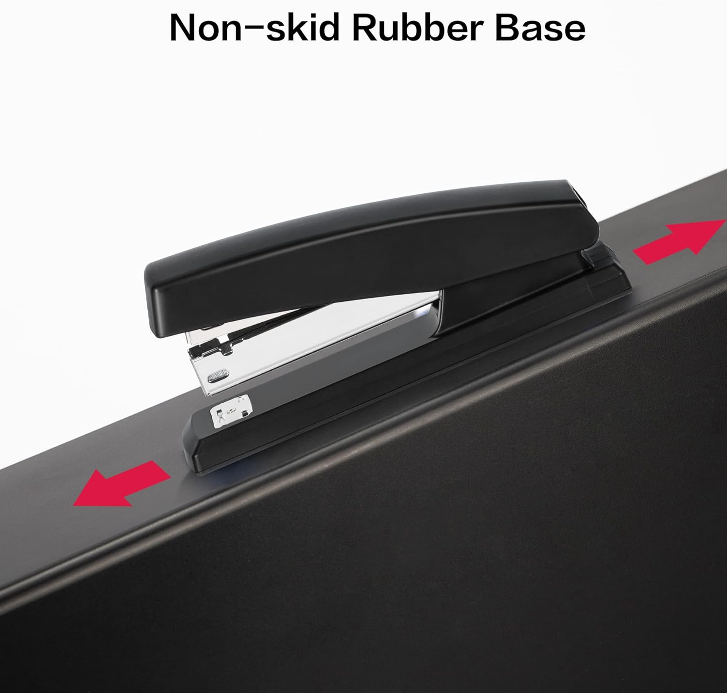 Deli Stapler, Desktop Stapler, Office Stapler, 25 Sheet Capacity, Includes 1000 Staples and Staple Remover, Black