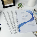 RAYSON 19mm Wire Spiral Coil Binding, 3:1 Pitch, 3/4" Metal Spiral Binding Coil 160 Sheets Capacity, Black Color & Pack of 50