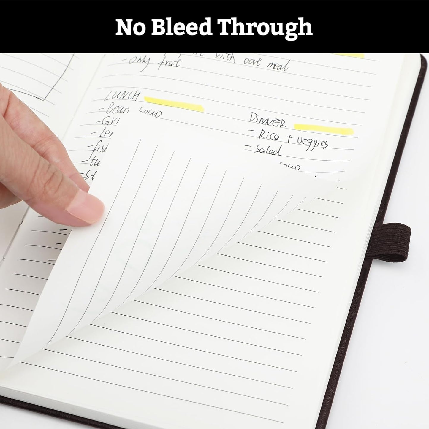 Hardcover Lined Bullet Dotted Journal Notebook, A5 140 192 Pages 100 120Gsm Paper College ruled for School,Work,Travel,and Daily Planning，5.7''*8.3'' (6, Brown, A5 Lined)